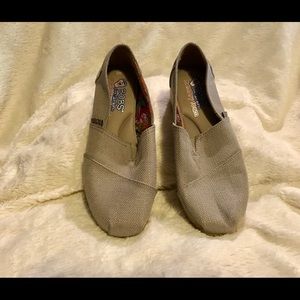 Skechers Bobs wedge Army Gray wedge Shoes